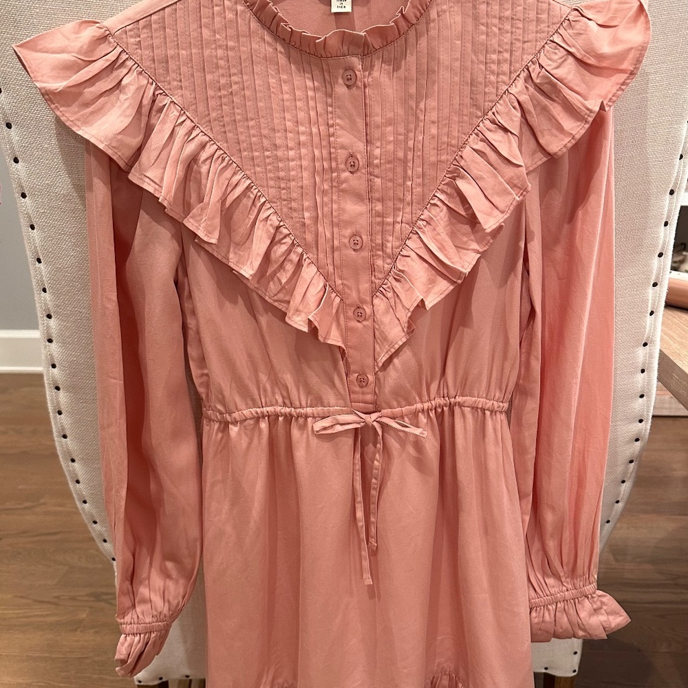 Miss Selfridges Frill Shirt Dress